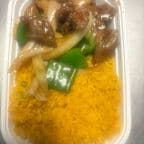 Best C4. Pepper Steak Combo Platter in Grandville, MI